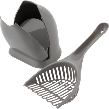 UPC: 0723503502627 | Petmate  Scoop  N  Hide Cat Litter Scoop  Gray