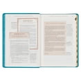 thumbnail image 6 of The Spiritual Growth Bible, Study Bible, NLT - New Living Translation Holy Bible, Faux Leather, Teal, 6 of 7