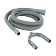 thumbnail image 4 of 2M Tubes Washing Machine  Fully Automatic Drum Washer Hose Drain Pipe Down Pipes Extended Extension Tube, 4 of 5