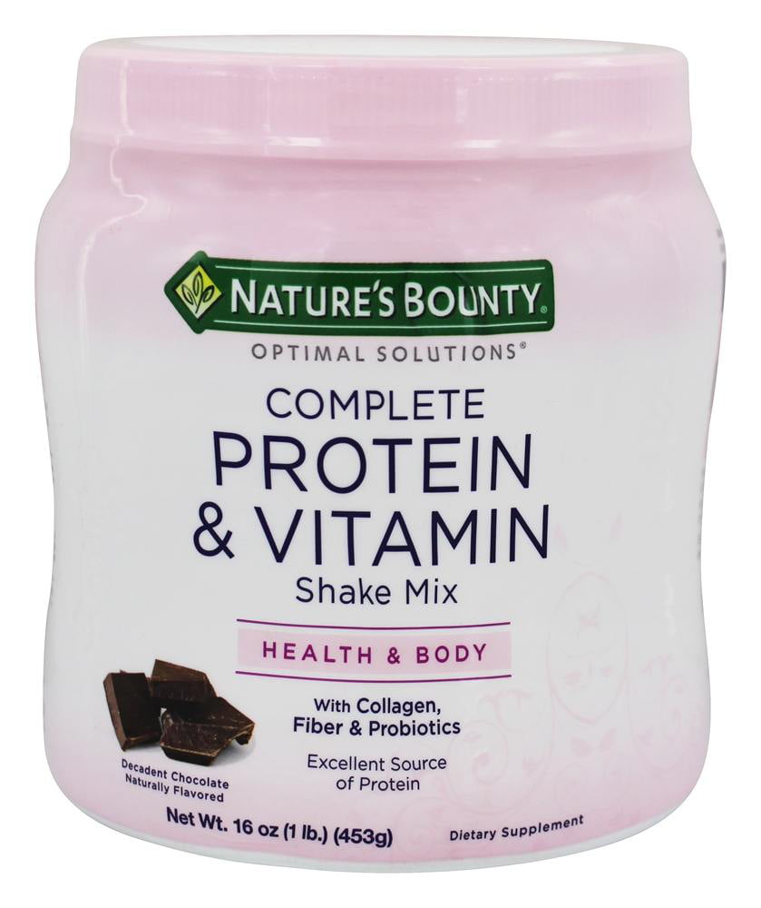 Nature's Bounty - Optimal Solutions Complete Protein & Vitamin Shake ...