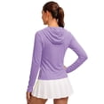 thumbnail image 2 of TRYSIL Womens Lightweight Hoodie UPF 50+ Sun Protection Long Sleeve Running Hiking Outdoor Shirts,Size(XS-2XL), 2 of 7