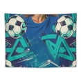 thumbnail image 5 of Orinice Soccer Balls Tapestry Wall Hanging Unique Style Graphic Tapestries Home Wall Decor 50x40inch, 5 of 6