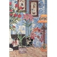 thumbnail image 2 of Unknown 23x32 Gold Ornate Wood Framed with Double Matting Museum Art Print Titled - In the Parlor, 2 of 4