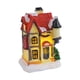 thumbnail image 1 of Casa de pueblo de nieve navideña LED regalo de Navidad decoración de escritorio de resina para Estilo O, 1 of 9