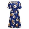 thumbnail image 2 of Todaioua Maternity Dresses for Women 2024 Short Sleeve Floral Print Nursing Dress for Breastfeeding Casual, 2 of 8