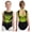 Fluorescent Green, variant on iiniim Girls Sleeveless Gymnastics Leotard Sparkly Rhinestone Dance Jumpsuit Contrast Color Tank Unitard Gold 6