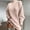 C-Pink401, variant on JIAYUE Womens Sweaters Solid Color Long Sleeve Drop Shoulder Mock Neck Oversized Pullover For Ladies Casual Stylish Dailywear