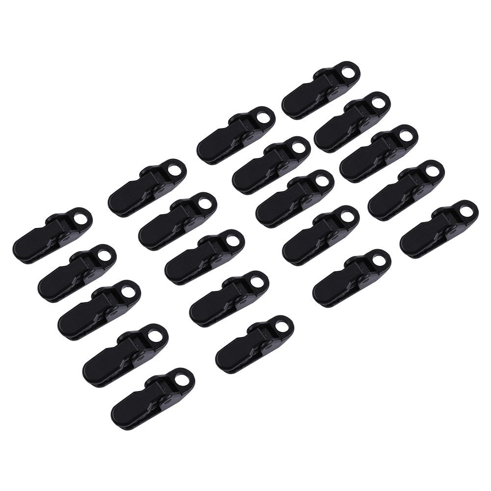 20pcs Wearable Indoors and Outdoors Black