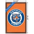 thumbnail image 3 of MLB Detroit Tigers - Retro Logo 14 Wall Poster, 14.725" x 22.375", Framed, 3 of 6