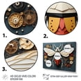 thumbnail image 3 of Designart "Tiny Wonders Insects Bugs wall decor I" Animals Metal Wall Art Set, 3 of 5