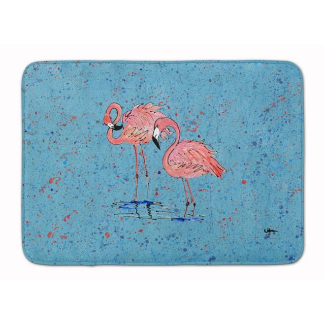 Carolines Treasures 8566-RUG Flamingo Machine Washable Memory Foam Mat