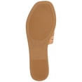 thumbnail image 4 of Journee Womens Prisilla Linen Slip-on Flat Sandals, Widths Available, 4 of 10