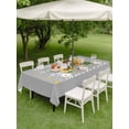 thumbnail image 4 of Outdoor Tablecloth with Umbrella Hole for Patio/Picnic/Party/Camping, Sunflower Waterproof Table Cloth Rectangle Table Cover Washable, Vintage Botanical (52"x 70"), 4 of 8