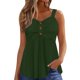 thumbnail image 2 of TaTaai 2026 Spring Women’s Button Up Tee Short Sleeve Loose Blouse Casual Solid Color Fashion Top Soft Stretchy Polyester Daily Shirt Gift, 2 of 9