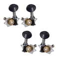 thumbnail image 1 of Milaget 4Pcs Ukulele Tuning Pegs Concave Button Opening Guitar Accessories Machine Heads, 1 of 9