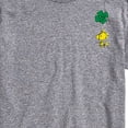 thumbnail image 3 of Peanuts - St. Patrick's Woodstock Clover - Men's Short Sleeve Graphic T-Shirt, 3 of 6