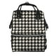 thumbnail image 1 of Easygdp Black and white houndstooth para Bolsa de Bebé de Gran Capacidad con Múltiples Bolsillos, Bolsa de Pañales para Padres, Bolsa de Viaje Organizada y Elegante, 1 of 6