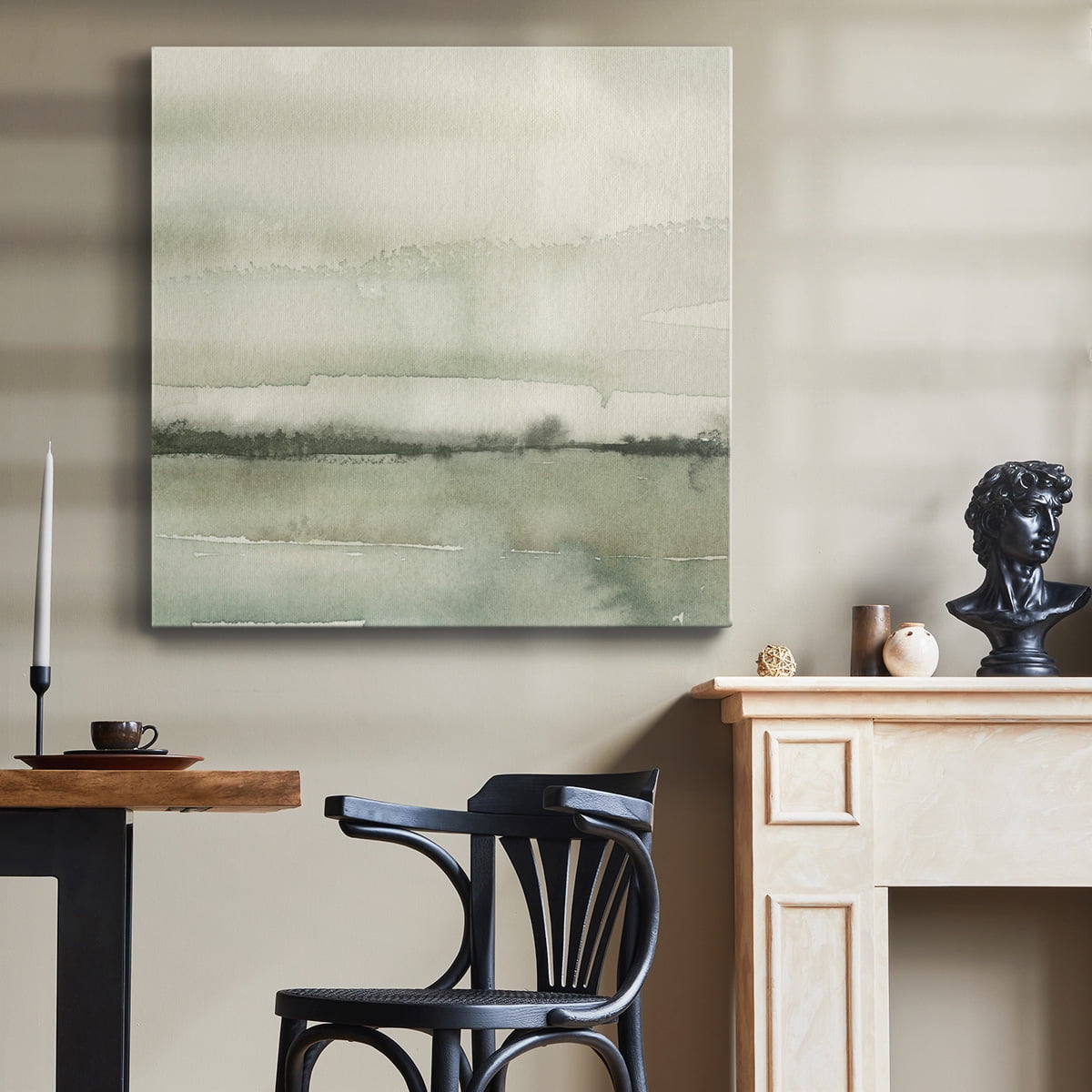 Wexford Home Winter Reflections I-Premium Gallery Wrapped Canvas, 16" x 16" - Ready to Hang