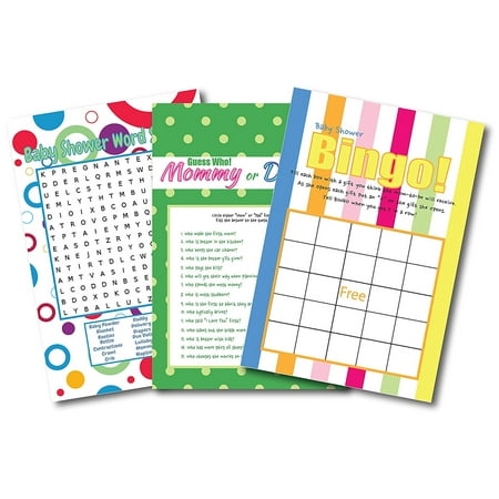 Baby Shower Games Bundle For Gender Neutral Baby Party Ideas Baby Shower Games Bundle For Gender Neutral Baby Party Ideas