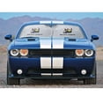 thumbnail image 2 of Dodge Scat-Pack Full Color Dual Panels 28" x 24" Folding Windshield Sun Shade, 2 of 4