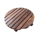thumbnail image 3 of Carrito para macetas de madera, grande, redondo, con ruedas giratorias 30 centímetros, 3 of 9