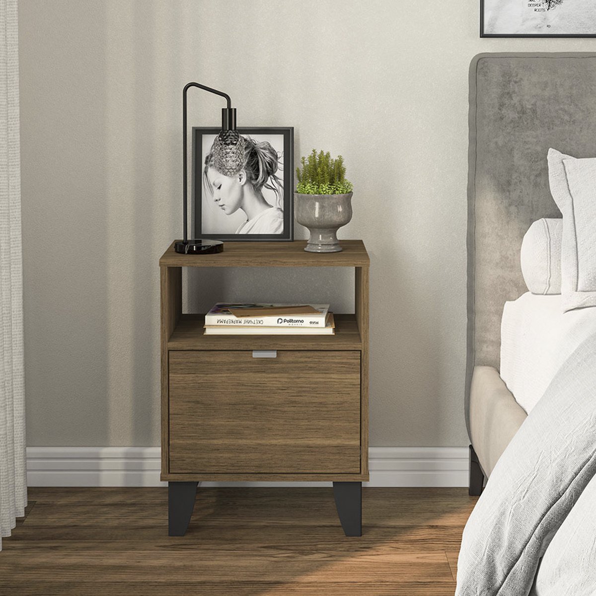 MOBI Buró de Madera Modelo Tulum Color Avellana | Bodega Aurrera en línea