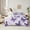 Purple, variant on Manfei Purple Butterfly Print Bedding Comforter Set 7pcs, Romantic Dandelion Flower Queen Bedding Sets, Vintage French Style Reversible Queen Sheet Sets, Ultra Soft Home Decor