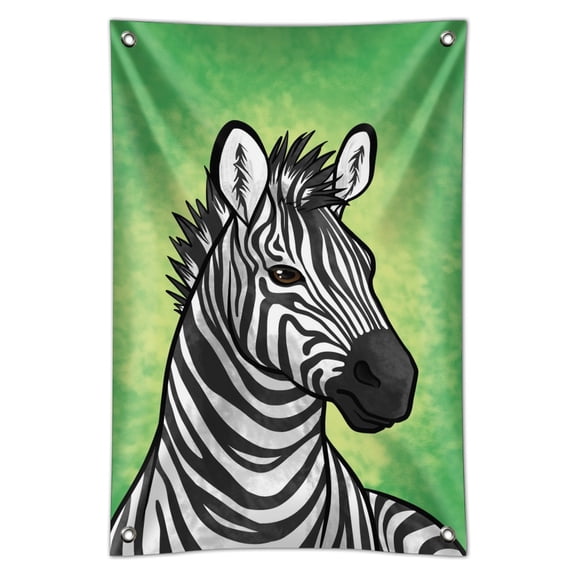 Zebra Face Home Business Office Sign