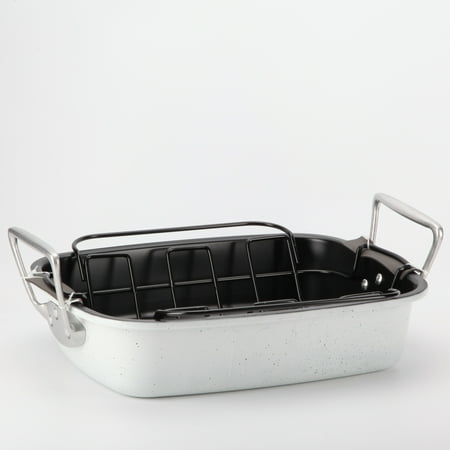 

1pc 17 Non-stick Roaster With Floating Rack Kitchen Supplies