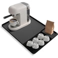 thumbnail image 1 of Silicone Mat, 24'' x 16'' With Raised Edges, Foldable Drainable Bar Accessories Fit Under Coffee Maker Espresso Machine for Kitchen Countertops, 1 of 8