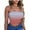 Orange, variant on Tube Tops for Women Show off your Figure Women's Crop Top High Cost Performance Tube Tops Sleeveless Stretchy Solid Strapless Stripe Printing Tube Top（Plus Size）