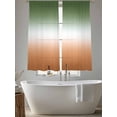 thumbnail image 4 of Sage Green Orange Ombre Sheer Curtains 72 Inch Length 2 Panels Set, Abstract Modern Gradient Voile Window Treatment Rod Pocket Curtains Sheers Drapes for Bedroom/Living Room/Kitchen 52"x72"x2, 4 of 7
