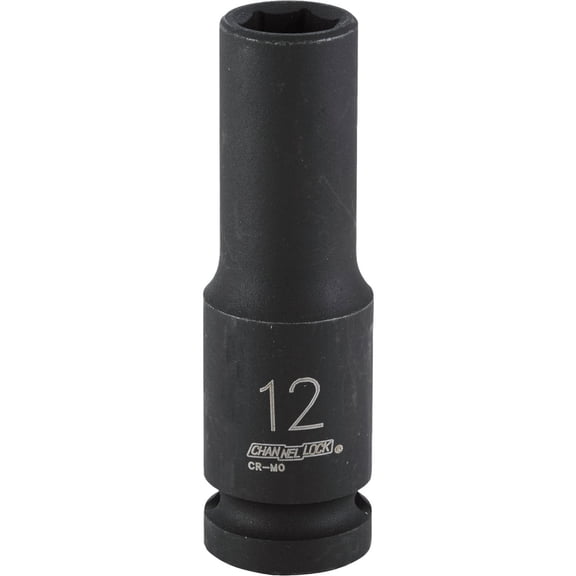 Channellock Impact Socket - 1/2 In. Drive - Steel, Multicolor