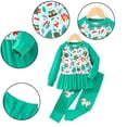 thumbnail image 4 of YTDSCS 2Pcs Kids Baby Toddler Spring Fall Clothing Set for Girls 3-7T Little Girl Floral Long Sleeve Pullover Top +leggings Pants Set Casual Sweatshirt Leggings Outfits, 4 of 7