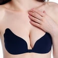 thumbnail image 2 of SAYFUT Strapless Bra Push up Reusable Silicone Women Self Adhesive Sticky Backless Dresses and Wedding Bra 5 Styles to Choose, Cup A-E, Black/ Grey/ Beige, 2 of 6