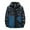 Blue, variant on winter coats for men Men's Fall Large Size Shrinkable Hooded Jacket Outdoor Thin Classic Printed Windproof Coat Loose Breathable Top Purple + XXL