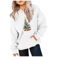 thumbnail image 2 of Christmas Hoodies Christmas Theme Printed Long Sleeve Pullover Hoodie with Pocket Oversized Hoodies Fall Winter Outfits 7-8 Years, 2 of 4