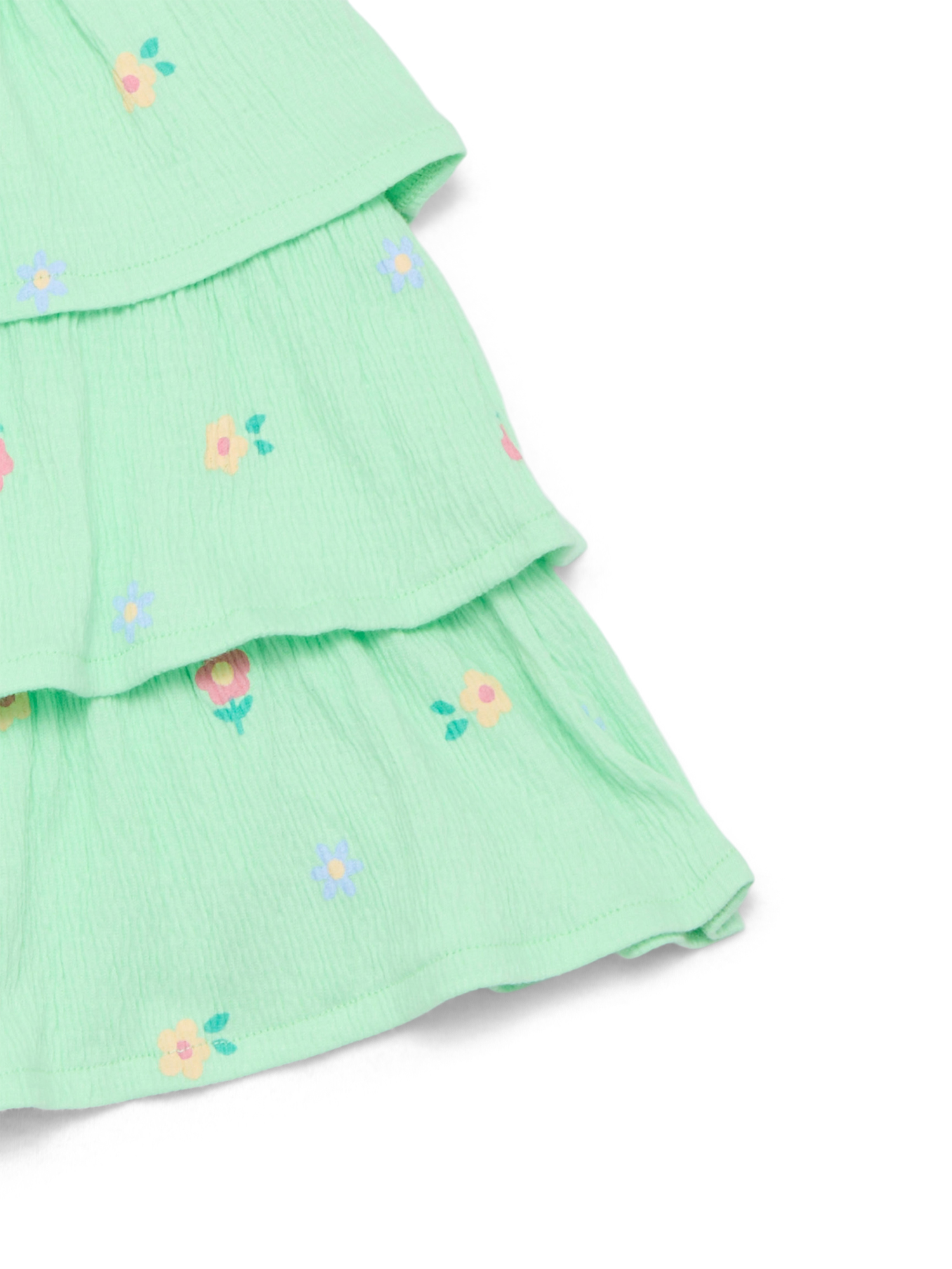 Wonder Nation Little Girls Tiered Scooter Skirt, Sizes 4-10