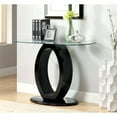 thumbnail image 1 of Bowery Hill Console en Verre en Noir, 1 of 1