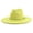 Avocado green, variant on Vintage Cowboy Style Flat Wide Brim Faux Suede Fedora Outdoor Sun Hat-Rust Red