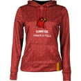 thumbnail image 2 of Women's Scarlet Illinois Tech Scarlet Hawks Track & Field Pullover Hoodie, 2 of 3