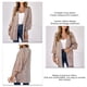 thumbnail image 5 of Mujeres Linterna Manga Cárdigan Moda Clásico Estampado De Leopardo Otoño Invierno Manga Larga Camisas Impresas Tops Albaricoque M, 5 of 6