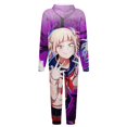 thumbnail image 5 of Himiko Toga Unisex Onesie Pajamas Zipper Jumpsuit Hooded One Piece Sleepwear for Family Mens Womens, 5 of 7