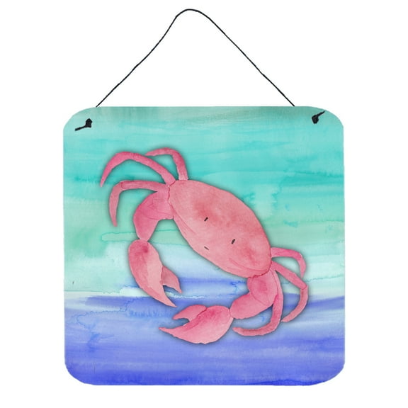 Crab Watercolor Wall or Door Hanging Prints