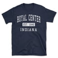 thumbnail image 1 of Royal Center Indiana Classic Established Men's Cotton T-Shirt, 1 of 1