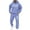 Sky Blue, variant on Aihuaihua Mens Christian Sweatsuit 2 Piece Fall Fashion Casual Outfits Jesus Print Hooded Sweatshirt and Baggy Jogging Pants Pink XXXL