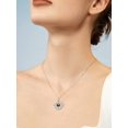 thumbnail image 5 of TANGPOET Tahitian Black Pearl Compass Necklace For Women Sterling Silver Real Tahitian Pearl Jewelry For Women Wife Mom Mother Grilfriend, 5 of 5