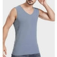 thumbnail image 6 of ZVNAΖH Mens Winter Warm Thermal Tank Top Sleeveless Undershirt V Neck Base Layer Vest Seamless Patch Inner-Bottom Shirt, 6 of 7