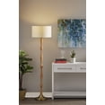 thumbnail image 3 of Eve Floor Lamp with Natural Oak Wood and Antique Brass Base, 3 of 5