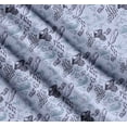 thumbnail image 3 of Soimoi Cotton Voile Fabric Octopus,Whale & Jellyfish Ocean Printed Fabric 1 Yard 56 Inch Wide, 3 of 7